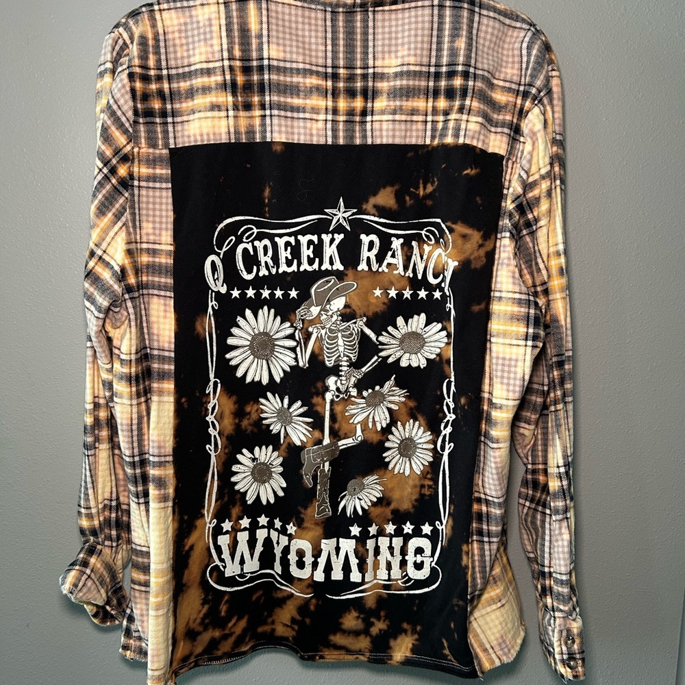 La La Land Bleached Flannel Shirt